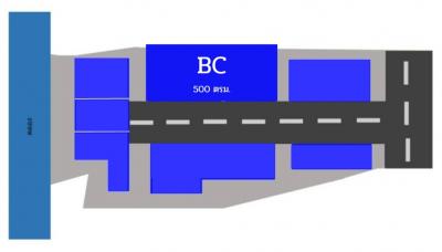 R03BC โกดังสำเร็จรูป บ้านค่าย ระยอง 495ตรม. - รูปที่ 1