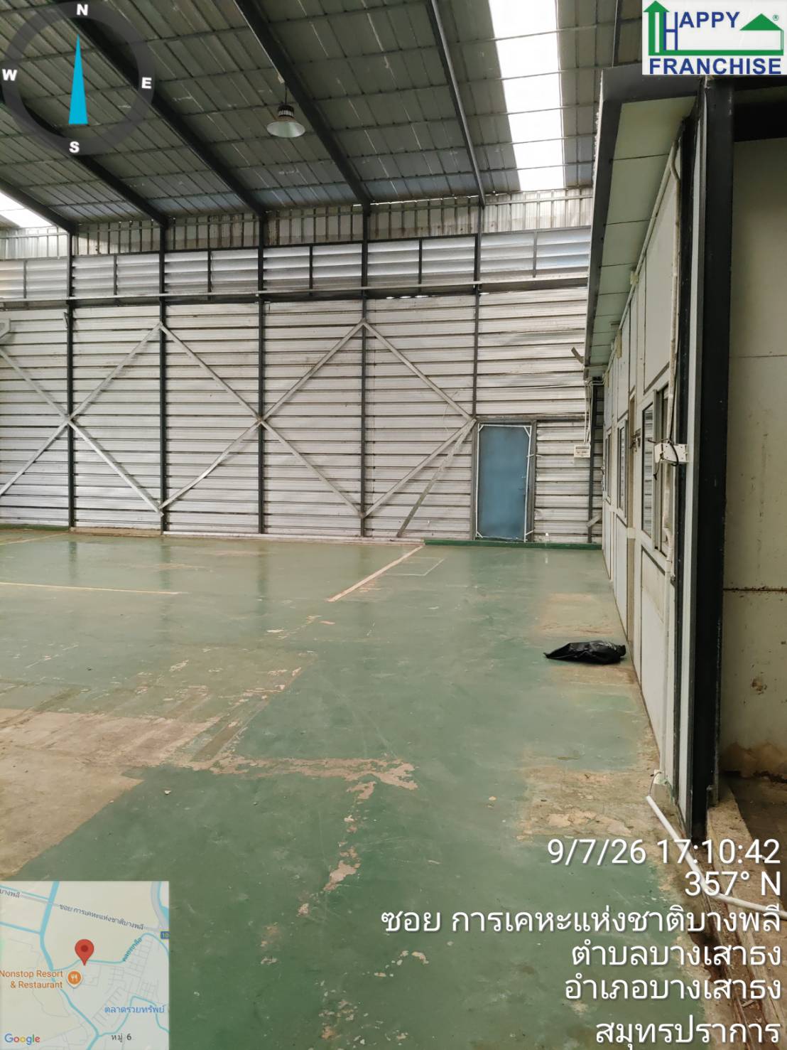 R16A โกดังสำเร็จรูปให้เช่านิคมฯบางเพรียง 300 ตรม. 9