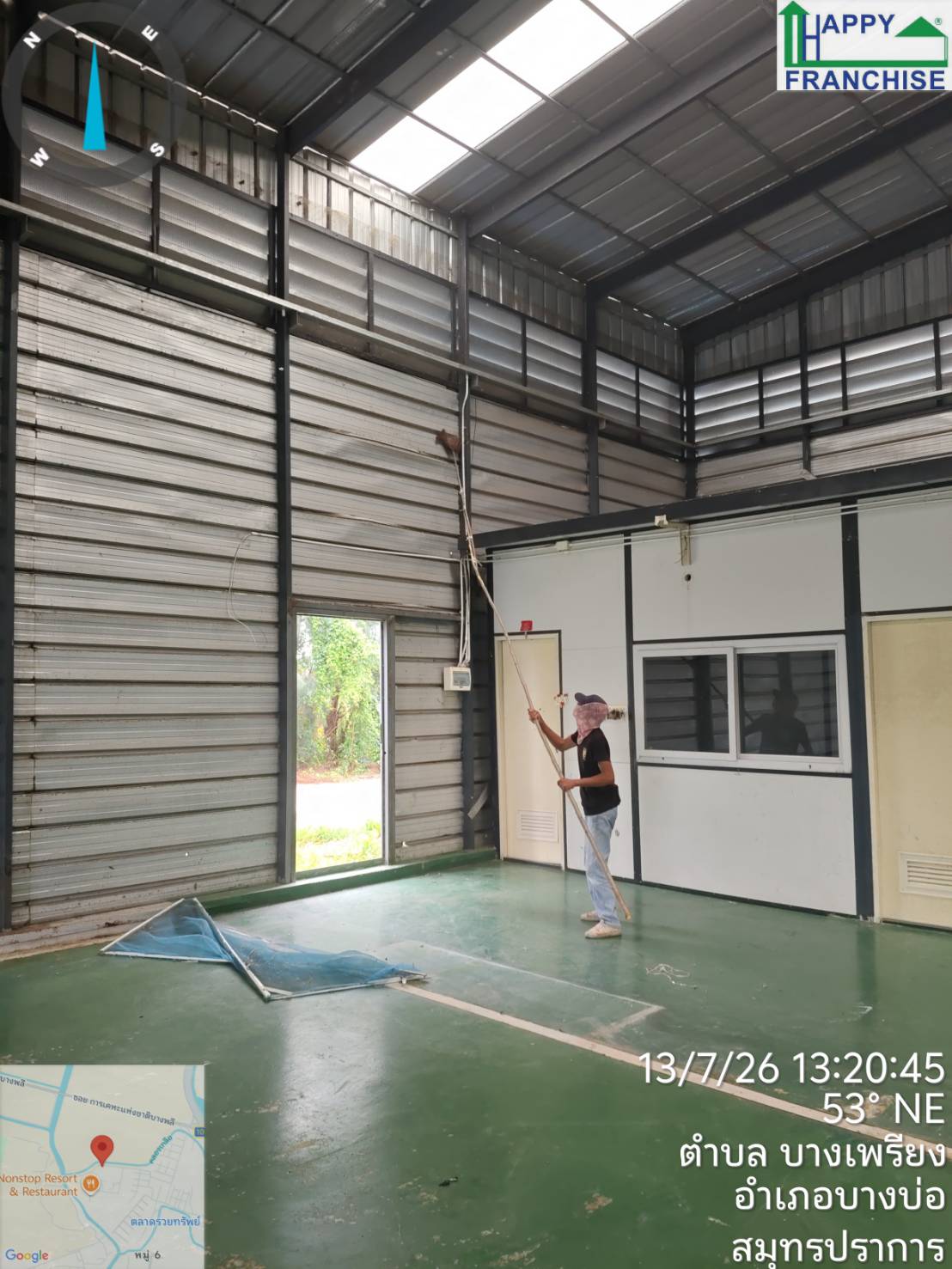 R16A โกดังสำเร็จรูปให้เช่านิคมฯบางเพรียง 300 ตรม. 15