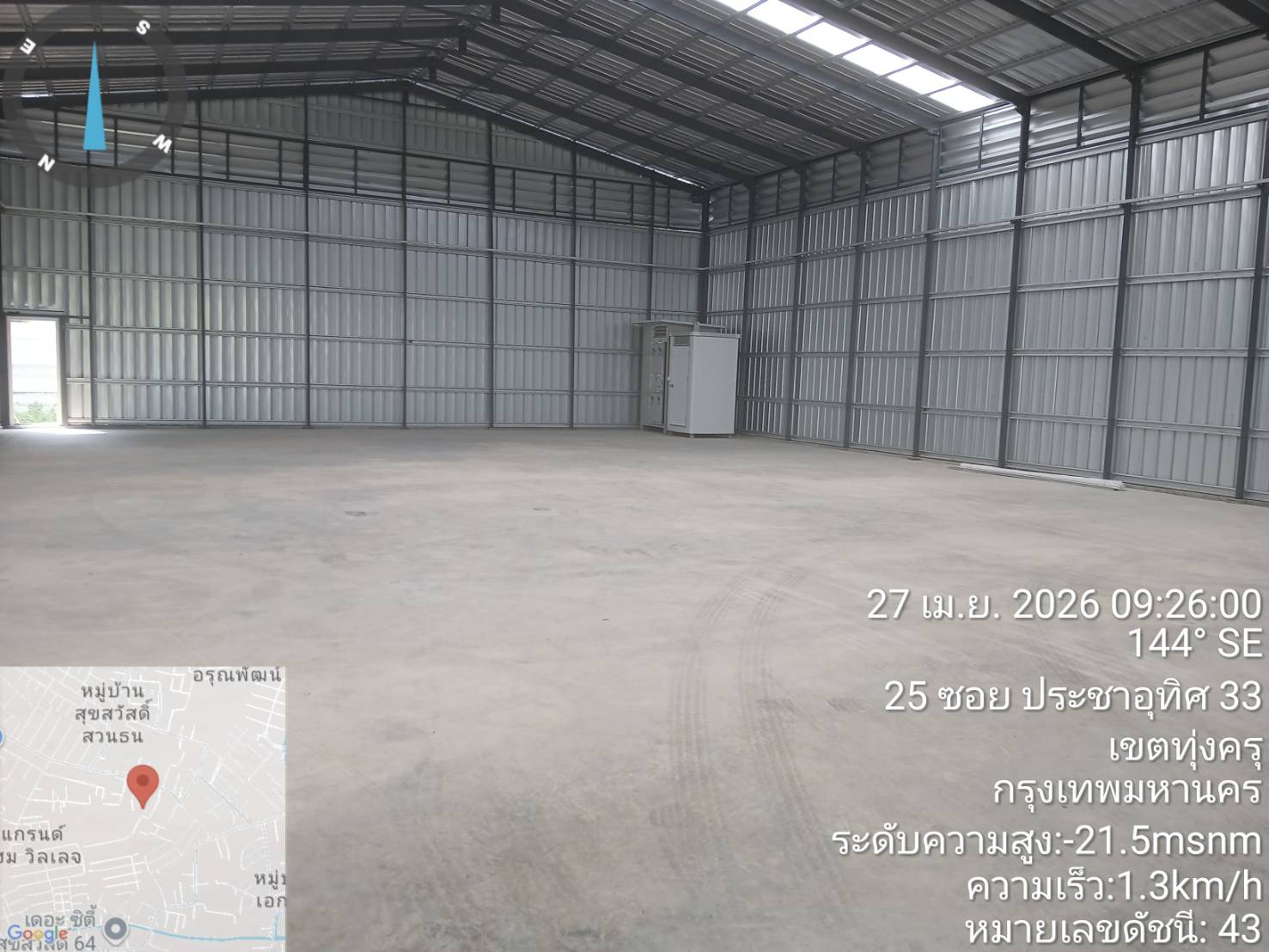 R17E โกดังสำเร็จรูปให้เช่าประชาอุทิศ33 390 ตร.ม. - รูปที่ 2