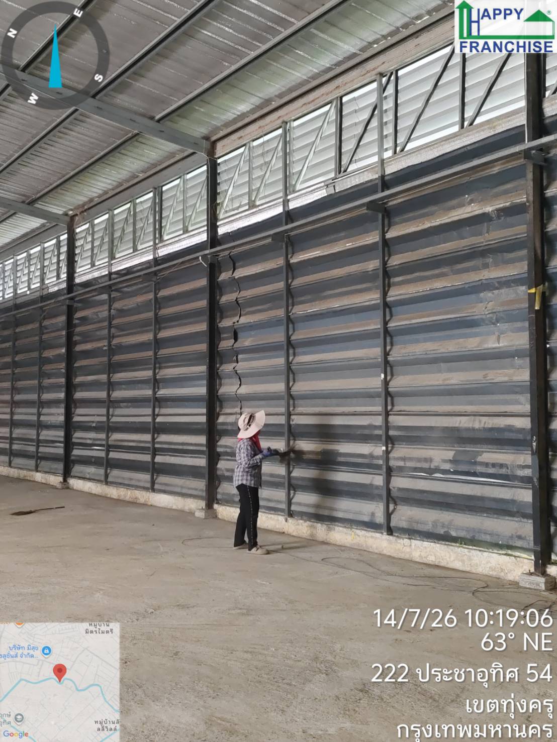 R21A โกดังให้เช่า ประชาอุทิศ เขตทุ่งครุ 527 ตรม. 42