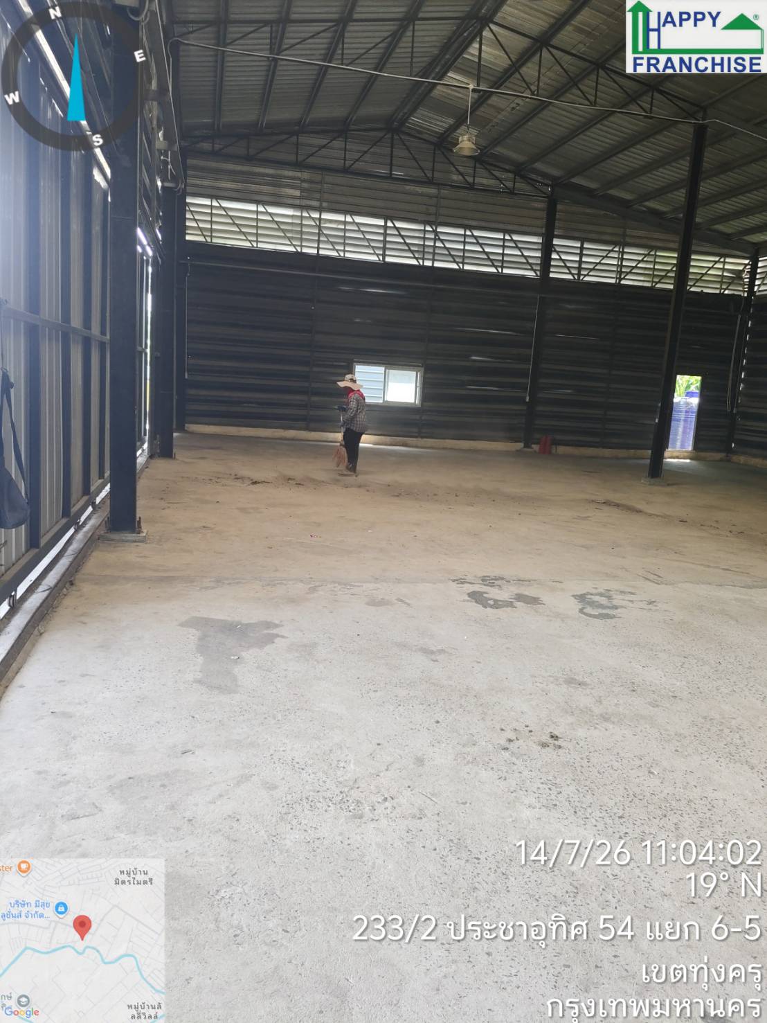 R21A โกดังให้เช่า ประชาอุทิศ เขตทุ่งครุ 527 ตรม. 43