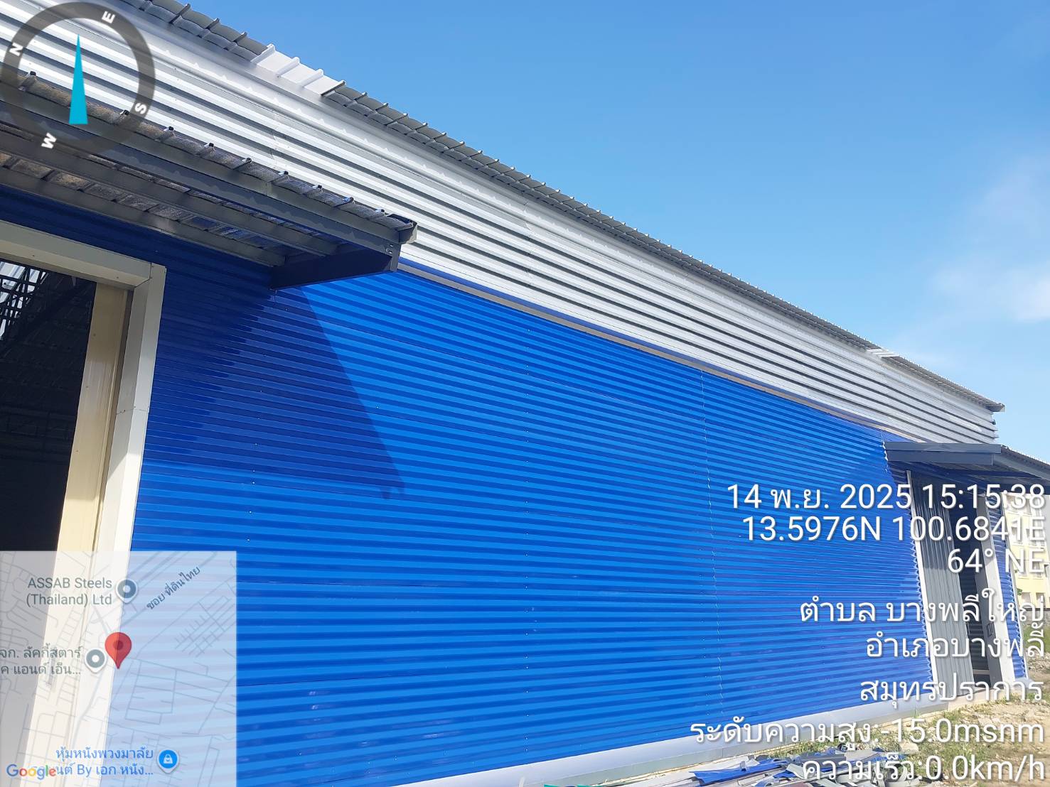 R25H โกดังสำเร็จรูปให้เช่า บางพลีใหญ่ อ.บางพลีสมุทรปราการ 360 ตรม. - รูปที่ 5