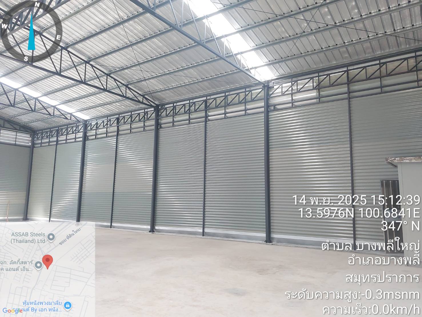 R25H โกดังสำเร็จรูปให้เช่า บางพลีใหญ่ อ.บางพลีสมุทรปราการ 360 ตรม. - รูปที่ 4