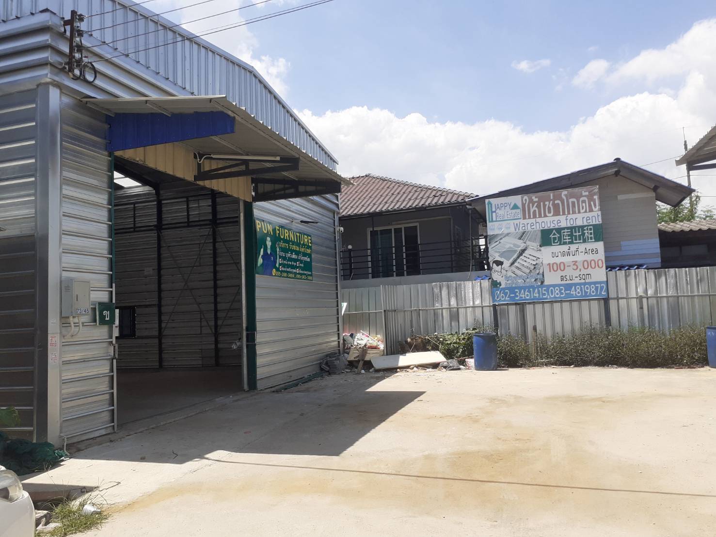 R02AB โกดังสำเร็จรูปให้เช่า ถนนเทพารักษ์ 360 ตรม. - รูปที่ 2