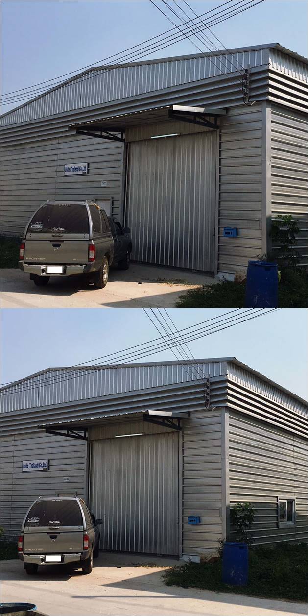 R02J โกดังสำเร็จรูปให้เช่า 2 ถ.เทพารักษ์ 300 ตรม. ออฟฟิต 34 ตรม 7